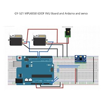 5PCS GY-521 6 DOF mpu6050 Accelerometer Sensor Module MPU-6050 3 Axis Gyroscope 3 Axis Acceleration 16 Bit IIC I2C Breakout Board for Arduino