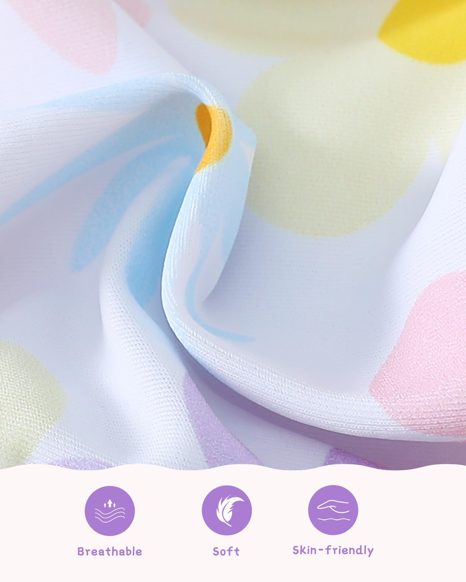 Mioglrie Traje de baño para bebé, traje de baño para niña, traje de baño para verano, playa, bikini, tankini, sombrero, 3-24 meses, 2t-5t