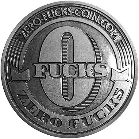 ZFG Inc. Zero F's Given Giftable Novelty Quarter Coins, Color Silver, The Middle Finger, 10-Pack