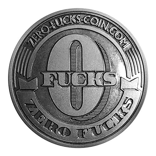 Zfg Inc. Zero F's Given Giftable Novelty Quarter Coins, Color Silver, The Middle Finger, 10-Pack #TOP3