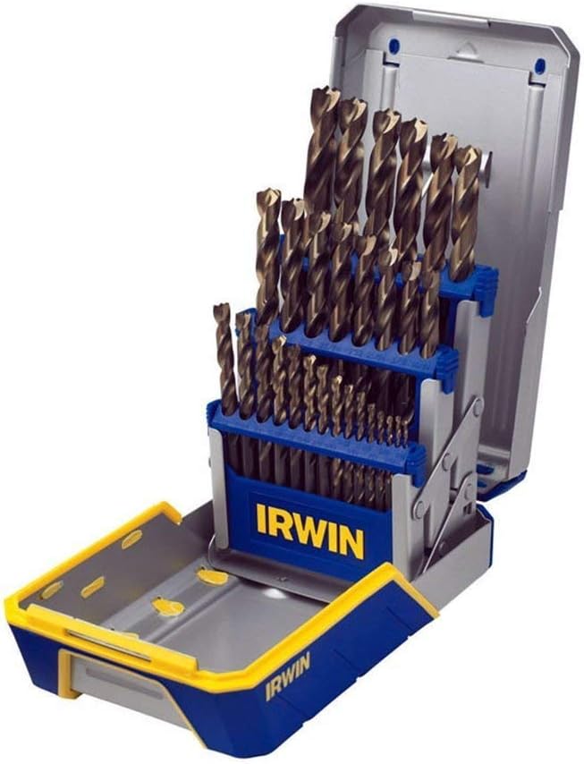 Irwin Hanson 29 pc. Industrial Drill Bit Set Case, Turbomax
