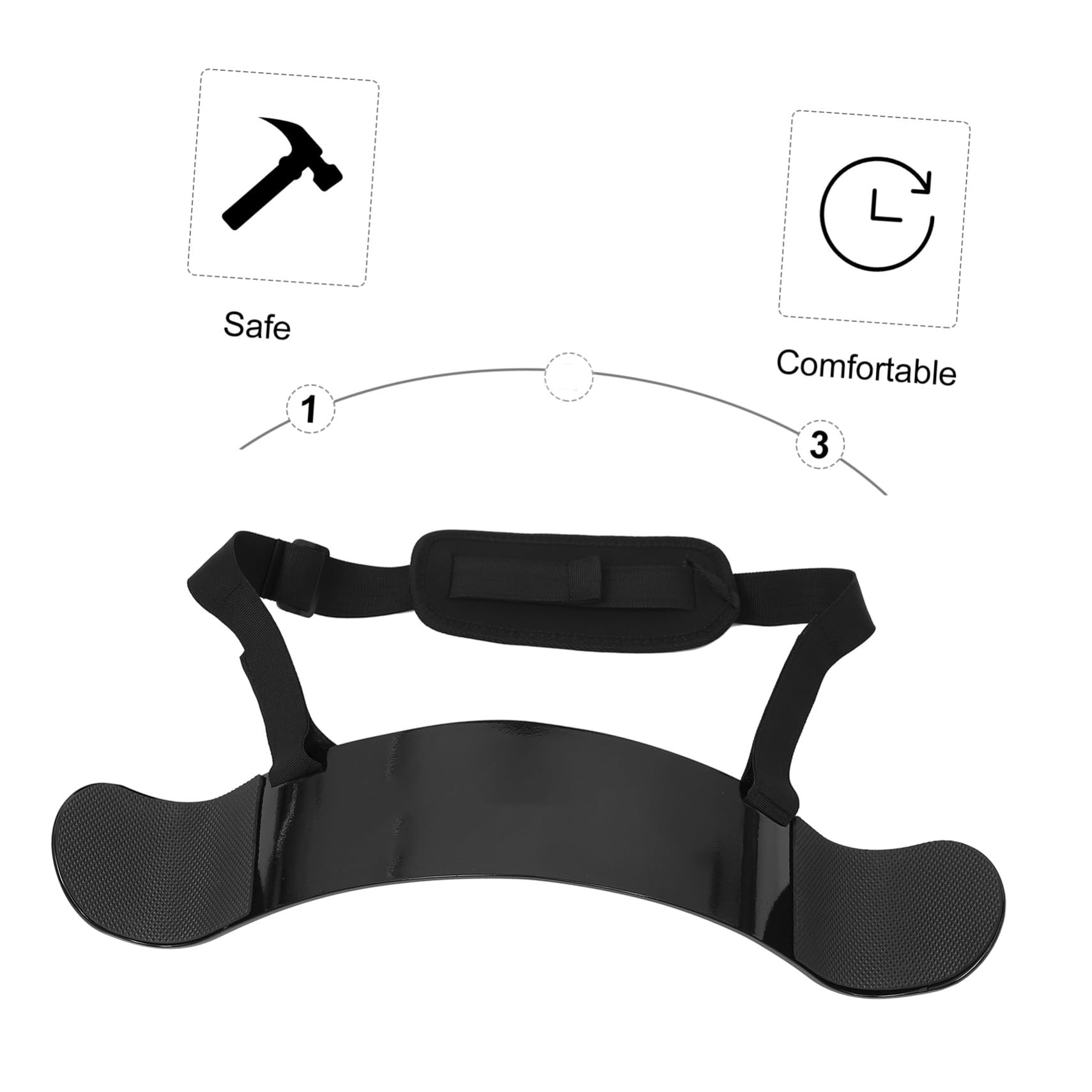 Trainer Avambraccio per Bicipiti con Design Ergonomico Supporto e Materiali Resistenti Attrezzo per Allenare Bicipiti Bodybuilding e Sollevamento Pesi