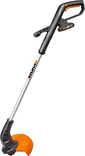 WORX WG157E Lightweight Cordless Grass Trimmer - 20V Tool Only with AutoFeed and Easy Grip Handle, 2-in-1 Edge Trimmer, Part of WORX PowerShare Battery System with 2.0 Battery & Charger