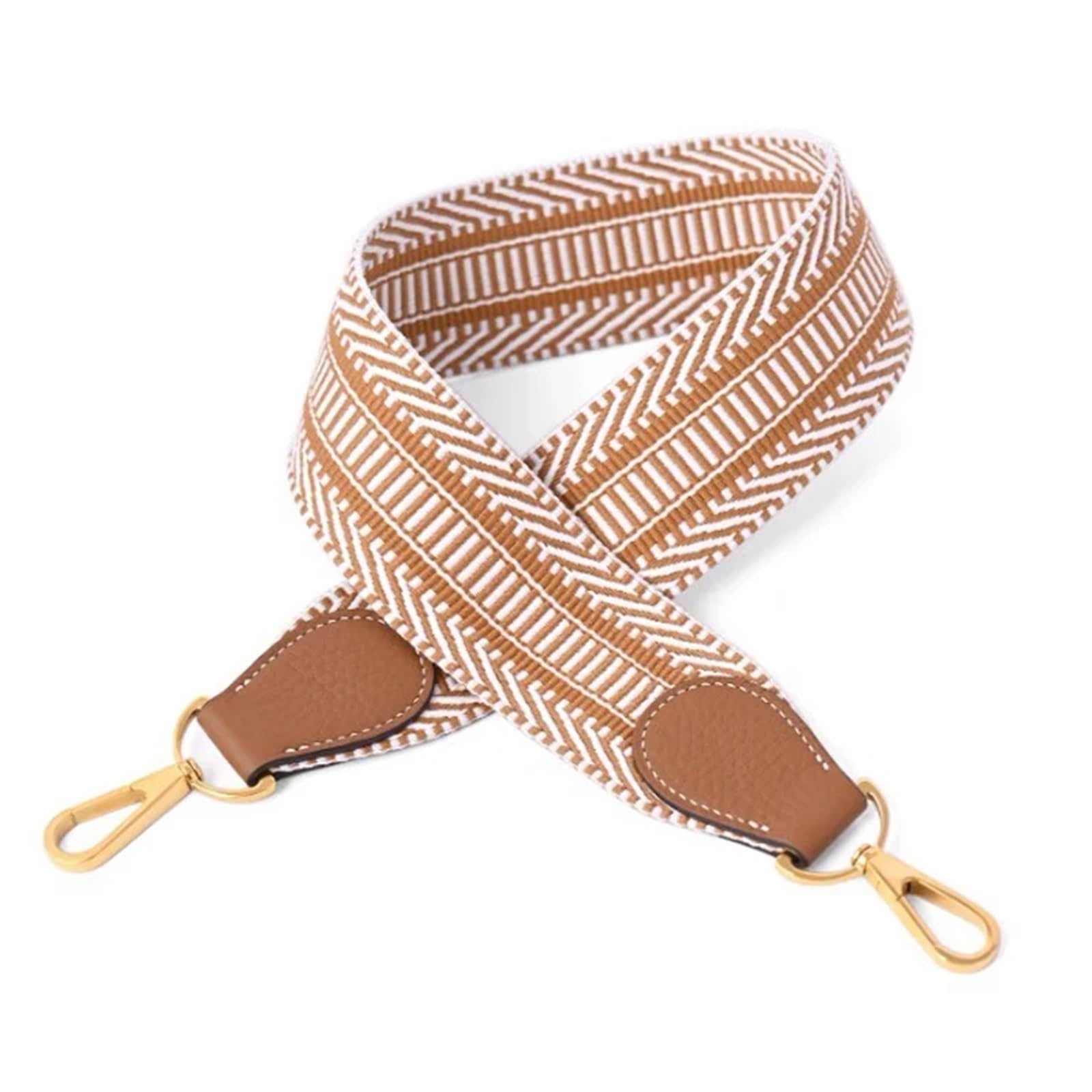 Correas De Repuesto Para Bolso 5cm Wide Woven Canvas Strap Suitable Bag Shoulder Diagonal Cross Leather Material(Color 4,100CM)