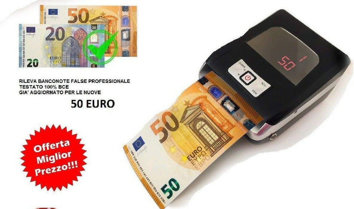 COMPRAREWEB RILEVATORE DI BANCONOTE FALSE PORTATILE PROFESSIONALE ANTI TRUFFA SICUREZZA CW718