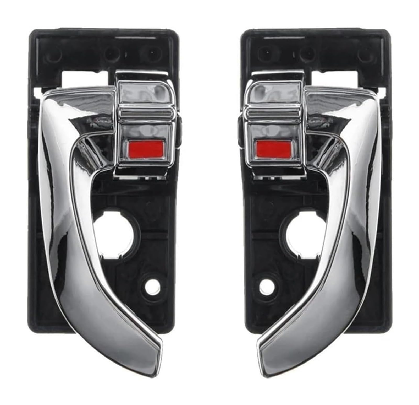 TYTYASS Inner Door Handle for Hyundai for Tucson 2005 2006 2007 2008 2009 Car Interior Inside Door Handle Left Right Set(Chrome x2)