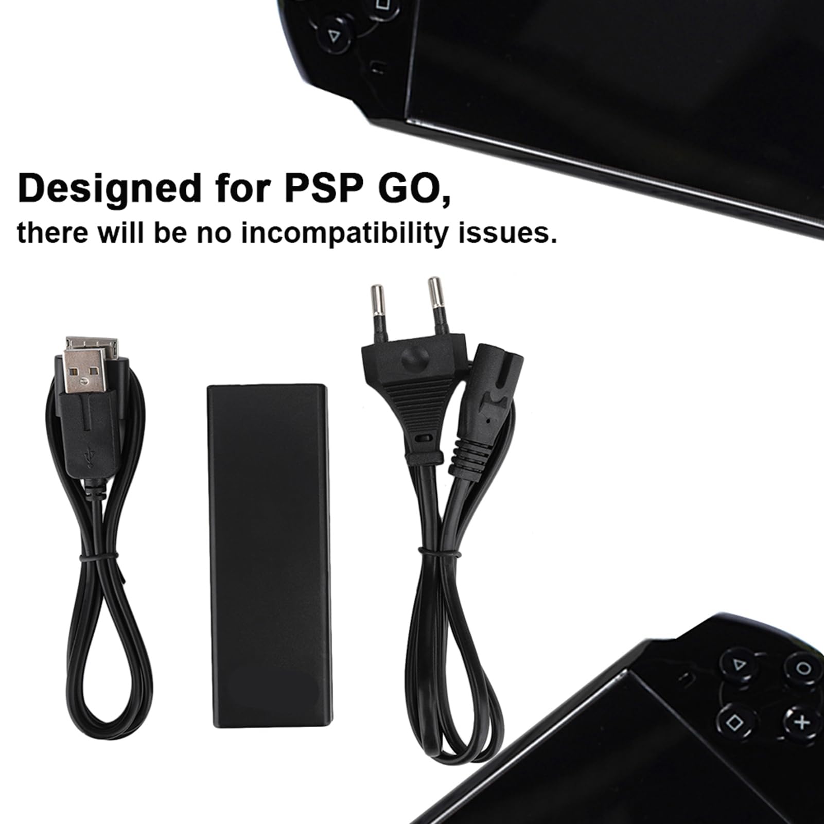 Portátil para Carga Rápida DC 5V 1500mA GO Ladekabel GO Cargador Adaptador de Corriente 50 60Hz (EU 100 240V)