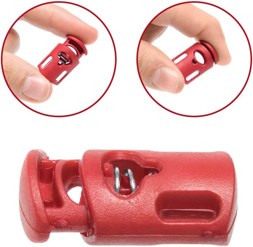 West Coast Paracord Dual Slot Slider Cord Lock - Multiple Colors Available - Available in Packs of 5, 10, 20, 50, and 100