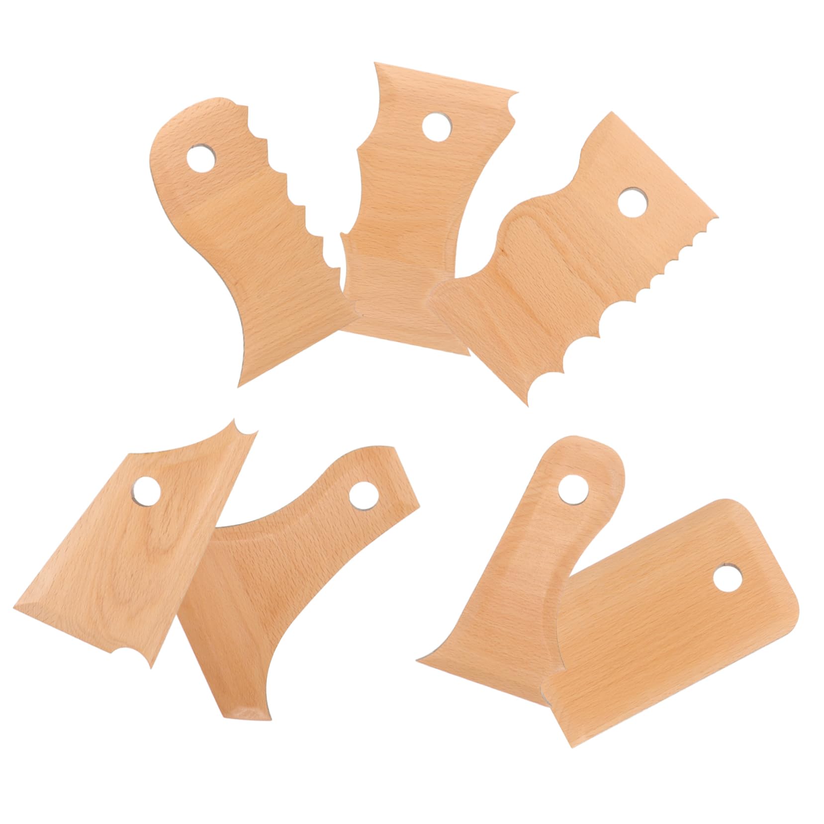 Holibanna 3 Series Herramientas De Alfarería De Madera Para Esculpir Arcilla Cortadores Manuales Ergonómicos Para Principiantes Y Profesionales Modelado Y Decoración De Figuras 7 Piezas*3