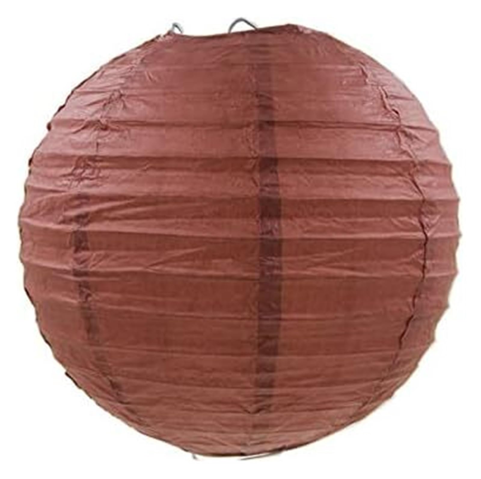Round Paper Lanterns, Chinese Round Paper Lantern Multicolor 10-40cm Birthday Wedding Decor(Coffee,35cm(14inch))