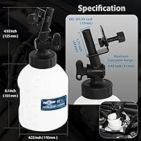 Vista 4 de FIRSTINFO A11542-1 Litro Servicio de frenos/Botella de purga de llenado de líquido de frenos automático universal económico