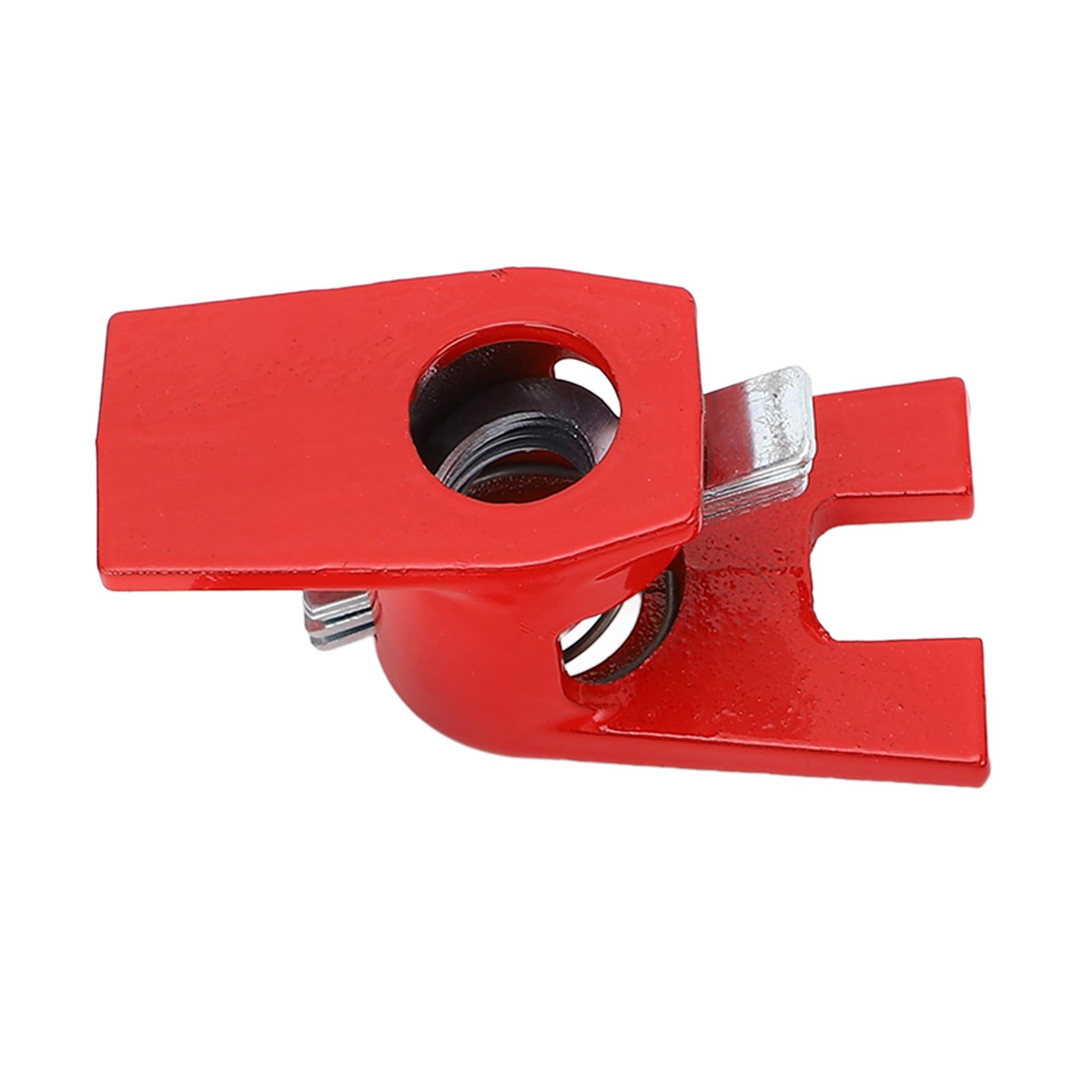 Juego de 4 Abrazaderas para Tubos, Abrazadera de Mandíbula Ajustable de Hierro Maleable Resistente con Diseño Liviano, Ideal para Carpintería, Sujeción de Madera, Metal y Plástico