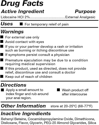 Miniatura 5 de Doc Johnson Mejoras íntimas - Numb - Gel anal de menta - Desnsitiza suavemente para un juego cómodo en la puerta trasera - 2 oz (56g)