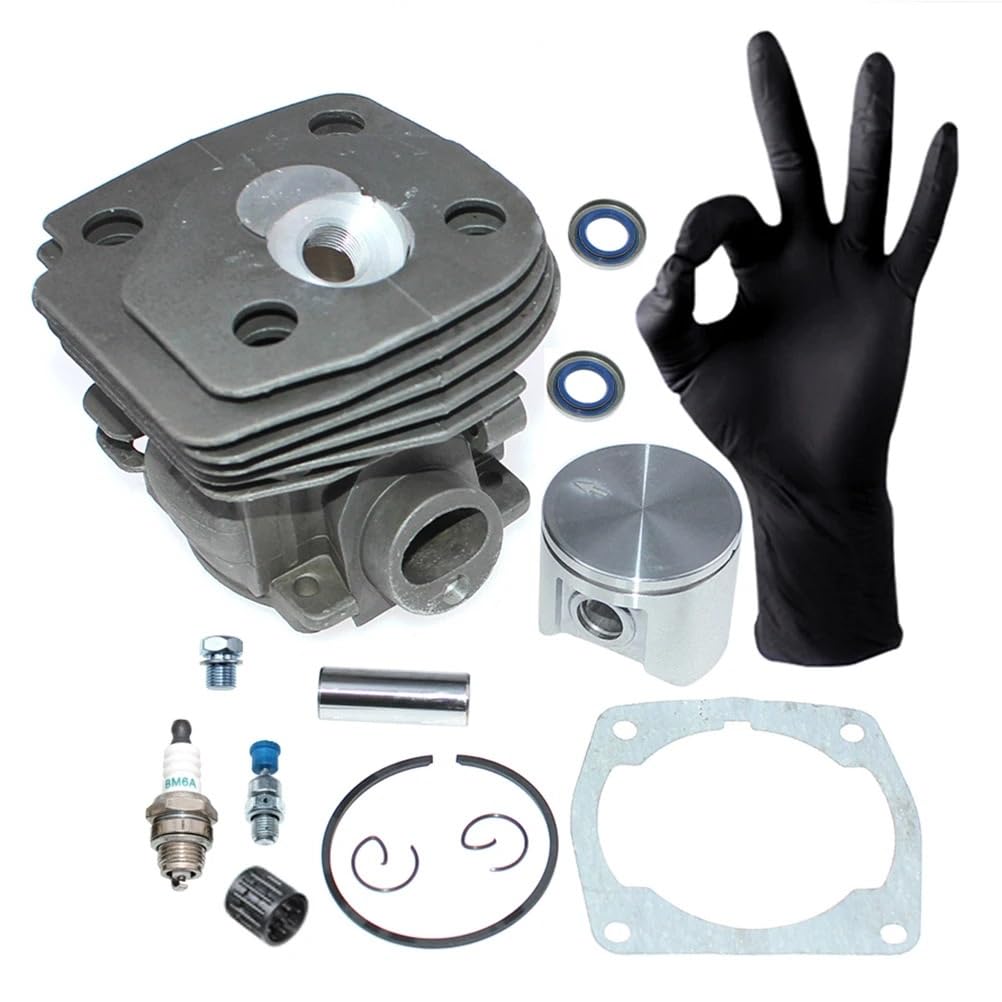 Tools 47mm Cylinder Piston Kits for Compatible with Husqvarna 357 357XP 357XP EPA 359 359XP 359XP EPA 537157304 580303302 537157302 537248504
