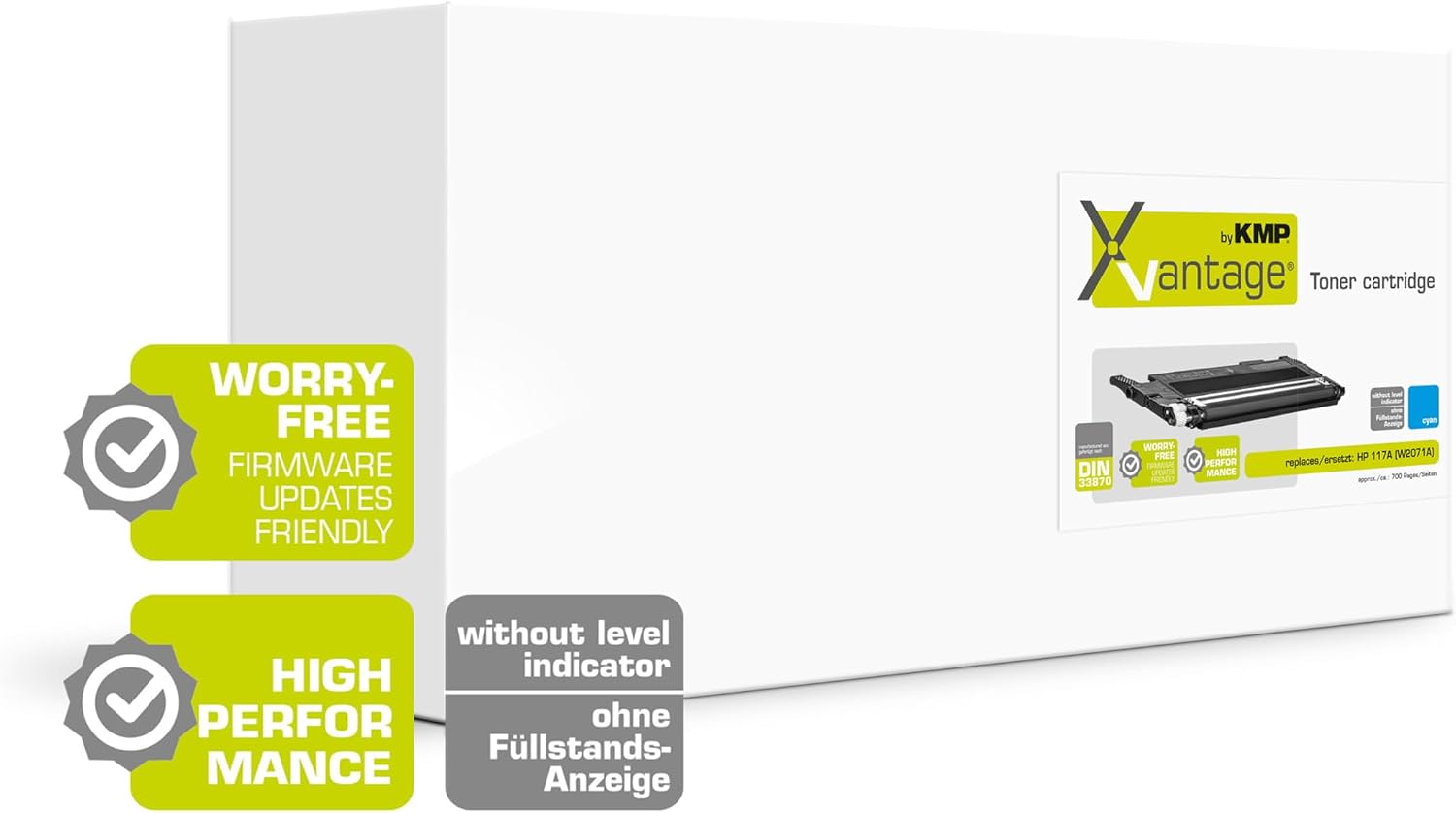KMP Xvantage Toner for HP 117A Magenta (W2073A)