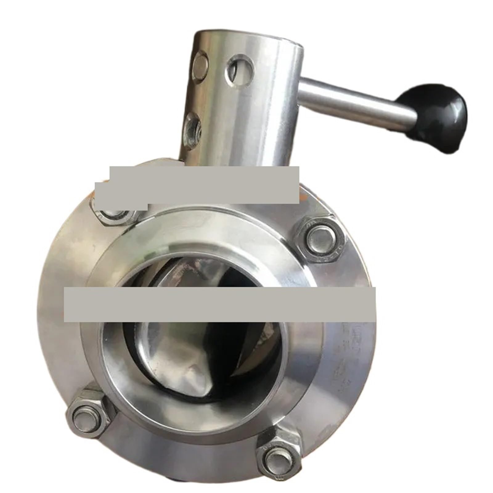 1pcs Manual Butt Welding Butterfly Valve SUS304 316L Welding Butterfly Valve 25.4-31.8