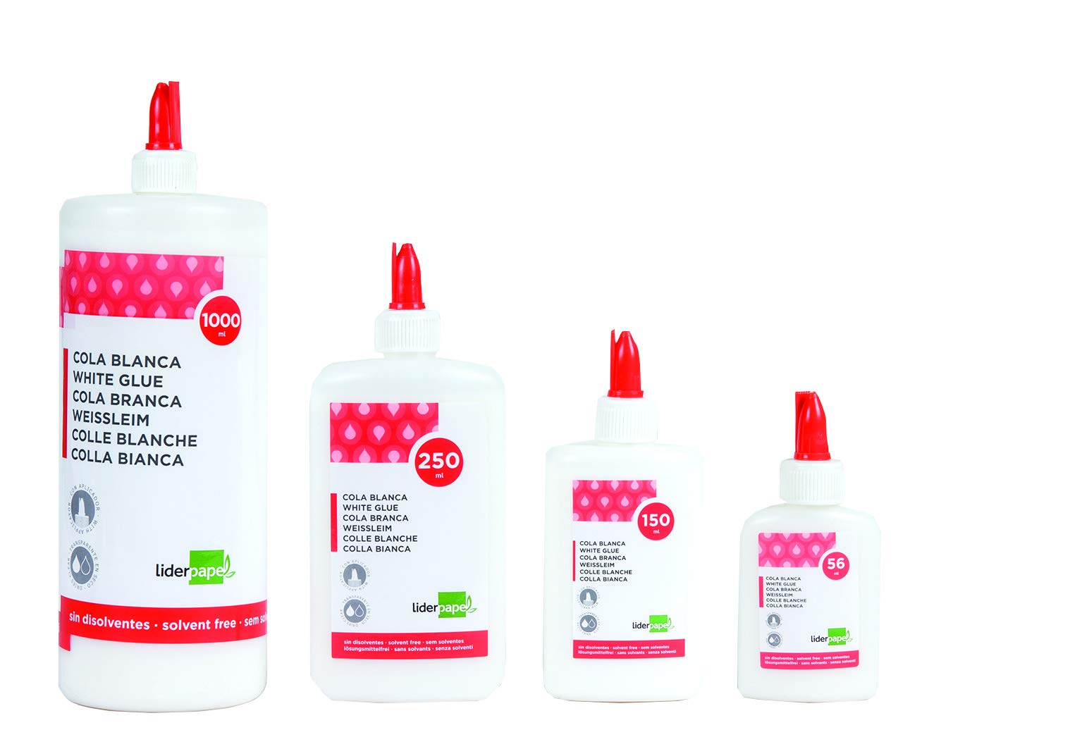 Pegamento cola blanca lavable liderpapel bote de 250 ml