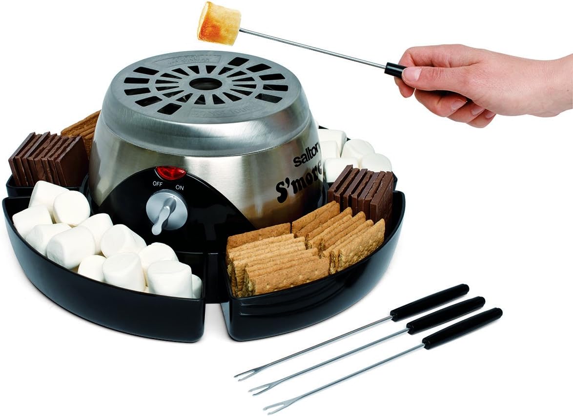 Salton SP1503 Electric S'More Maker, Stainless Steel
