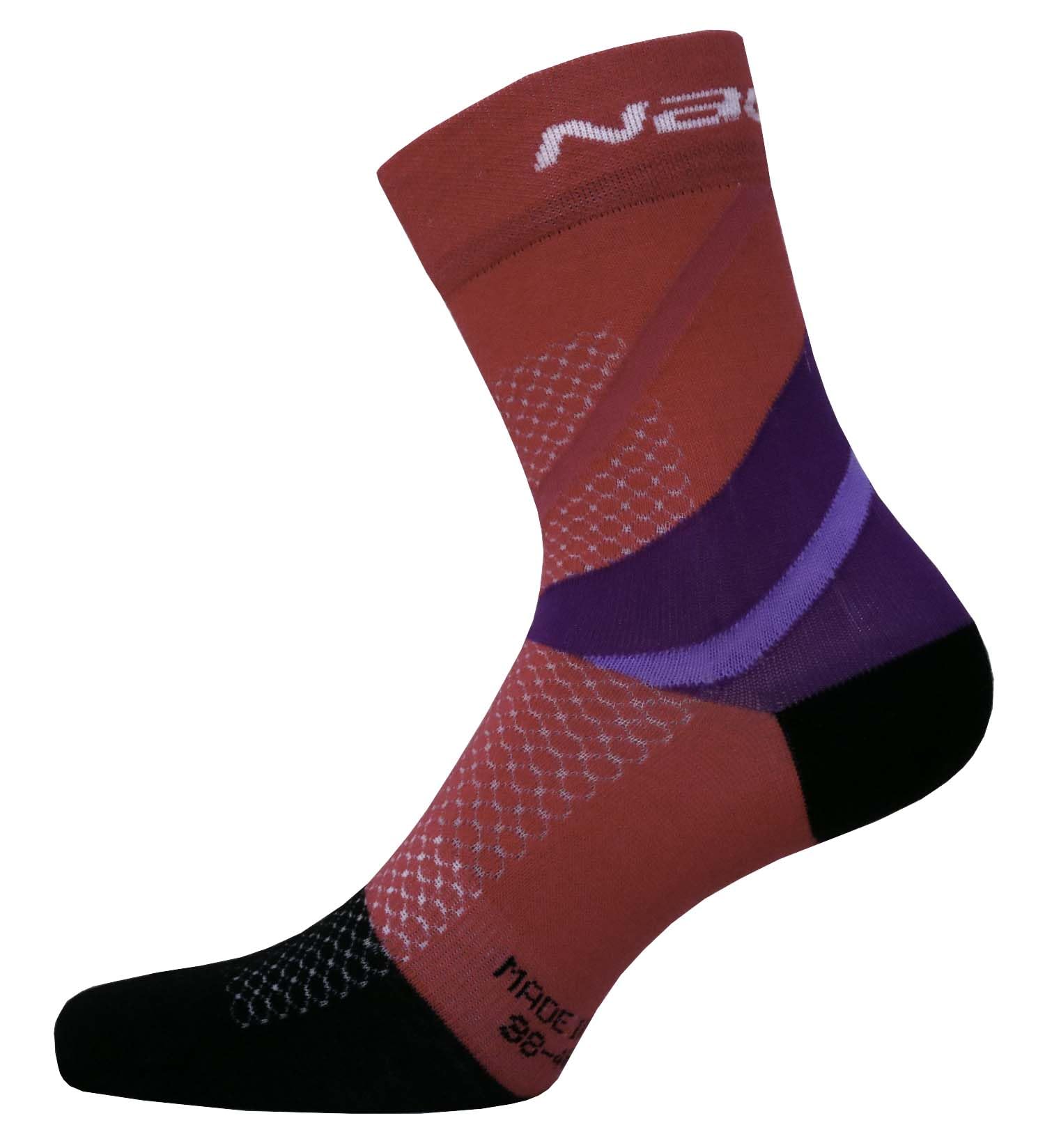 Nalini02553601100C000.27 AHS TORNADO H15 Unisex Socks Black/Fluo Pink XXL