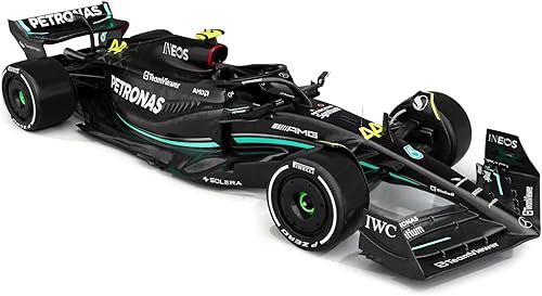 Miniatura 1 de Xiangtat Bburago 143 Mercedes-AMG Petronas F1 Team W14 2023 44# Lewis Hamilton Alloy Car Die Cast Model Collection Gift (W14 44#)