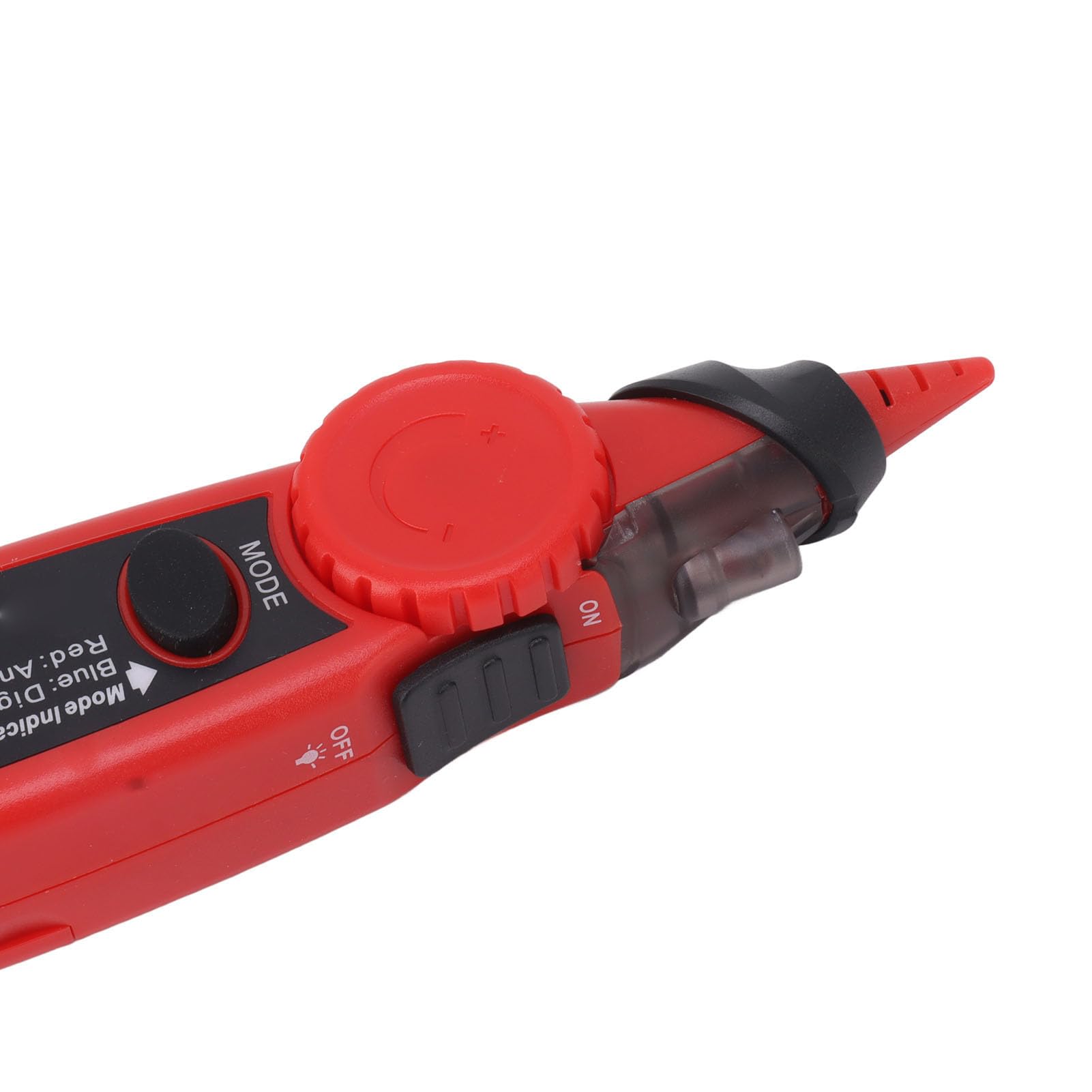 Netzwerkkabeltester, Digitalmultimeter, LCD-Bildschirm, Multifunktions-Tracker-Kit für Ethernet-LAN-Kabeltests, 600 M Kabellängenmessung für Elektriker (Rot)