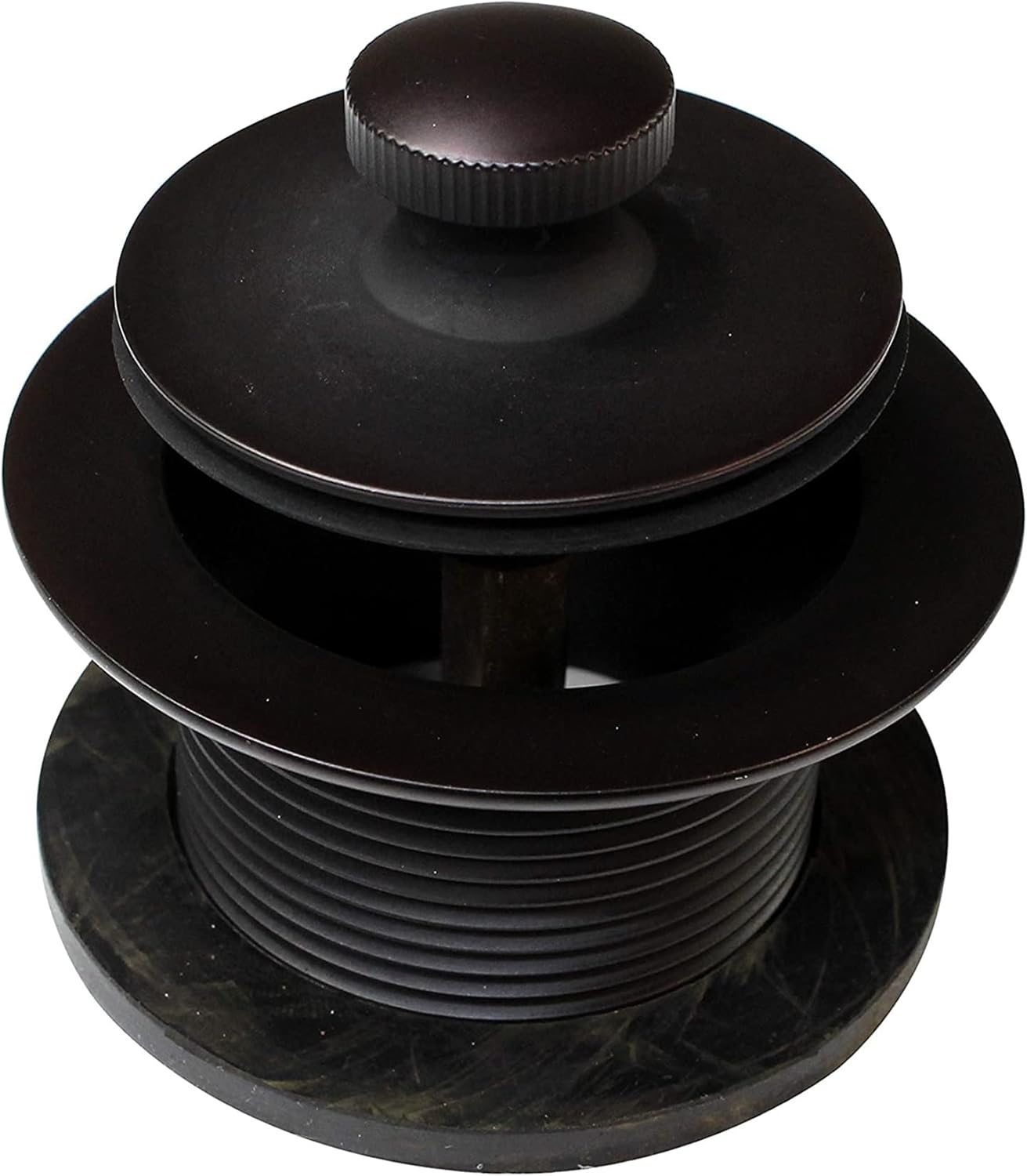 Westbrass D3324-12 1-1/2" NPSM Pull & Drain Bathtub Plug, Coarse Thread, Oil Rubbed Bronze