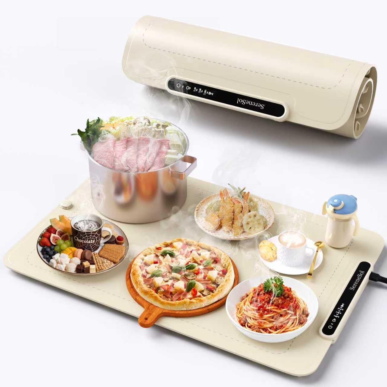 Amazon | 料理保温プレート フードウォーマープレート 薄型 3段階温度