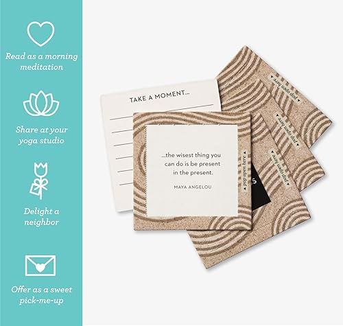 Miniatura 5 de Compendium - Tarjetas plegables ThoughtFulls, con texto en inglés Mindfulness, 30 tarjetas desplegables, cada una con un mensaje inspirador