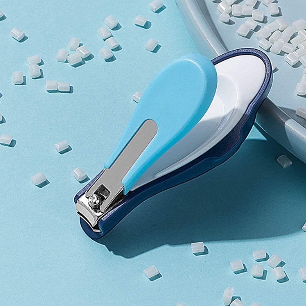 Juego de manicura cortaúñas para bebés, cortaúñas para recién Nacidos y bebés, cortaúñas Individuales de Lujo y Seguros para Proteger Las uñas sensibles, Regalo portátil (Color: B) (C)