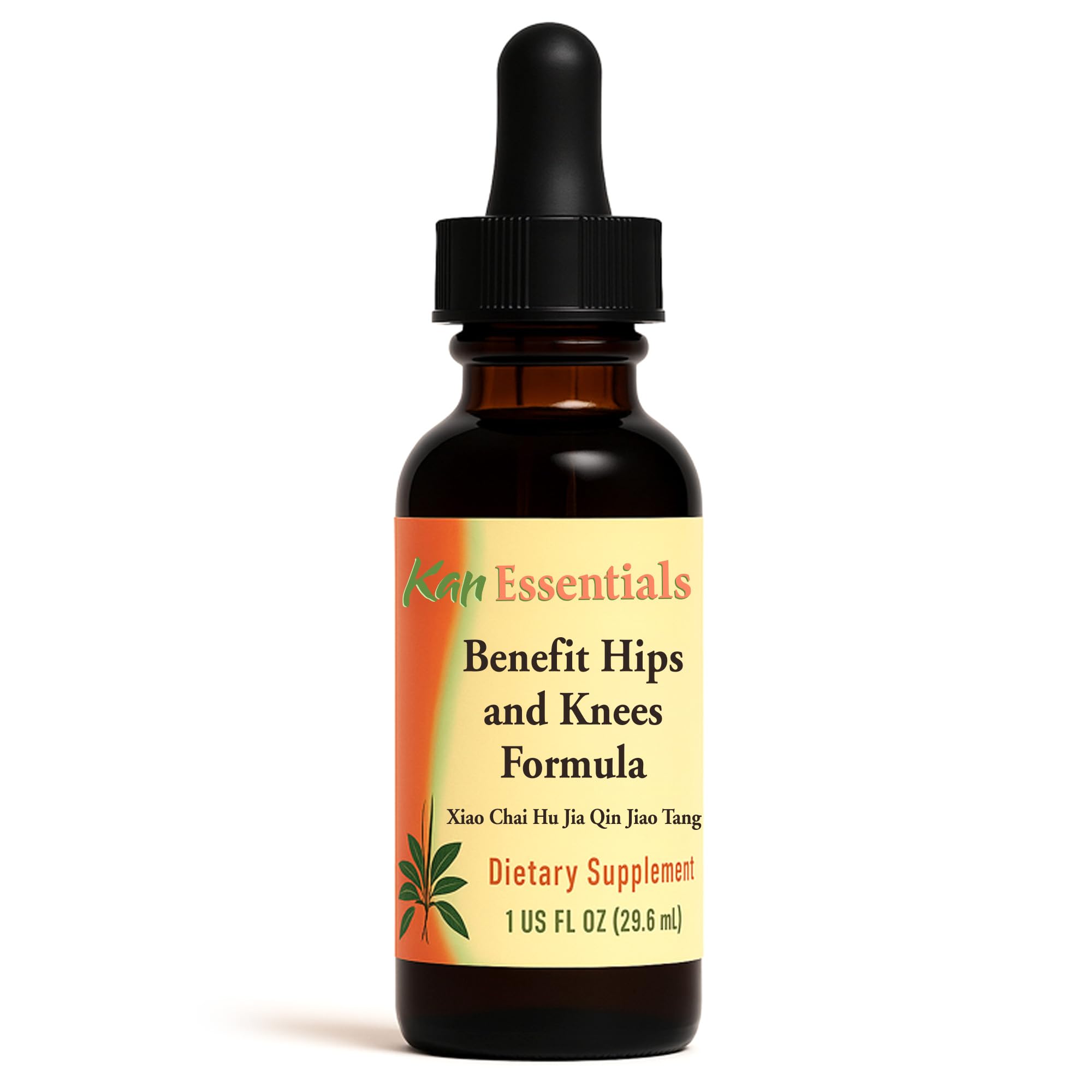 Kan Herb Company Benefit Hips and Knees Formula – Traditional Chinese Herbal Blend for Dogs and Cats to Support Joint Comfort, Mobility, &amp; Digestive Balance, Liquid Herbal Supplement for Pets, 1 fl oz