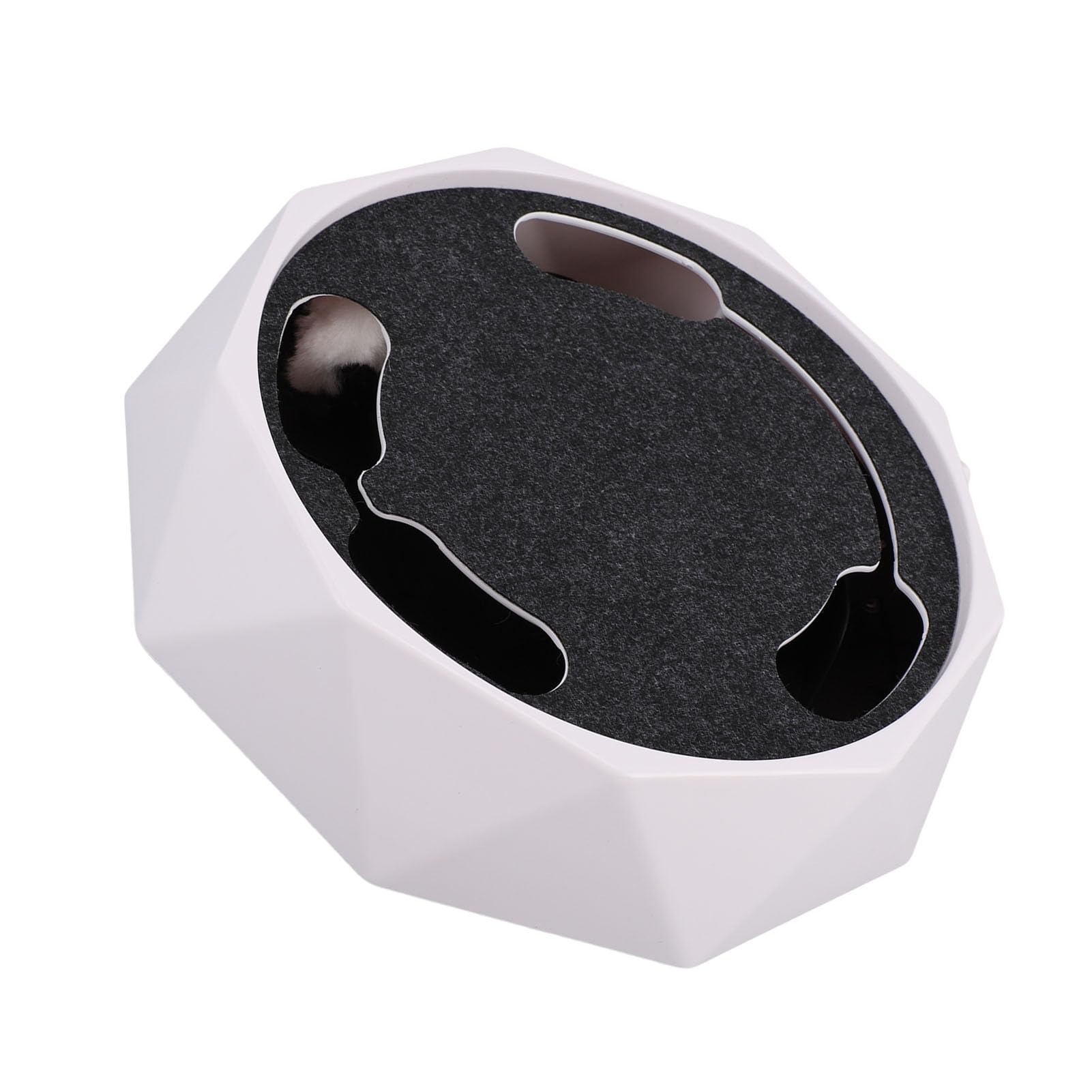 Giocattolo Interattivo Automatico per Gatti Regolabile a 2 velocità per Gatti da Interni Divertimento Elettrico 29x29x7,5 Cm