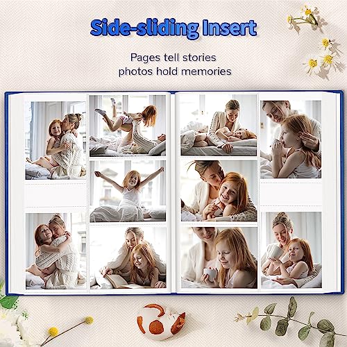 image for Artfeel Photo Album 4x6 with 1000 Pockets,Slip-in Picture Albums,Linen