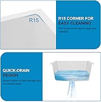 Vista 28 de 18 Granite Composite Bar Sink - Donsdey 18”×16” Undermount Granite Kitchen Sink Black Quartz Classic Composite Under Counter Single Bowl Bar Prep RV