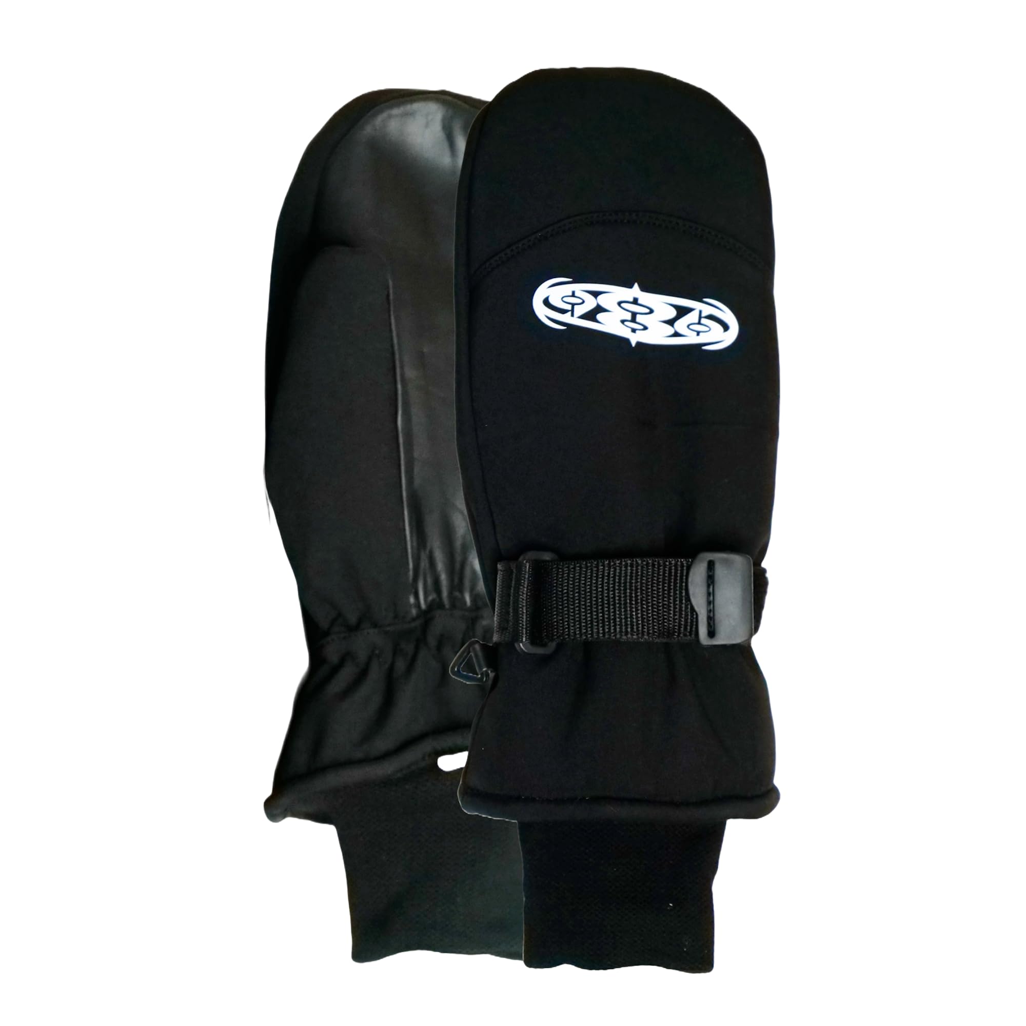 986 Snowboard Mittens Unisex (Black, Medium)