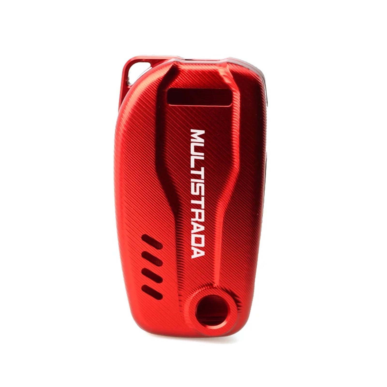 Etui ochronne na kluczyk motocyklowy do Multistrada 950 1260 S 2017+ akcesoria motocykl klucz zdalna osłona CNC łańcuszek i brelok do kluczy (B tytan)