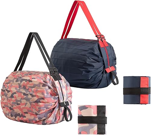 Miniatura 5 de Bolsa de compras reutilizable personalizada plegable para almacenamiento de comestibles, estilos de órgano, impermeable, tela Oxford, bolsa portátil