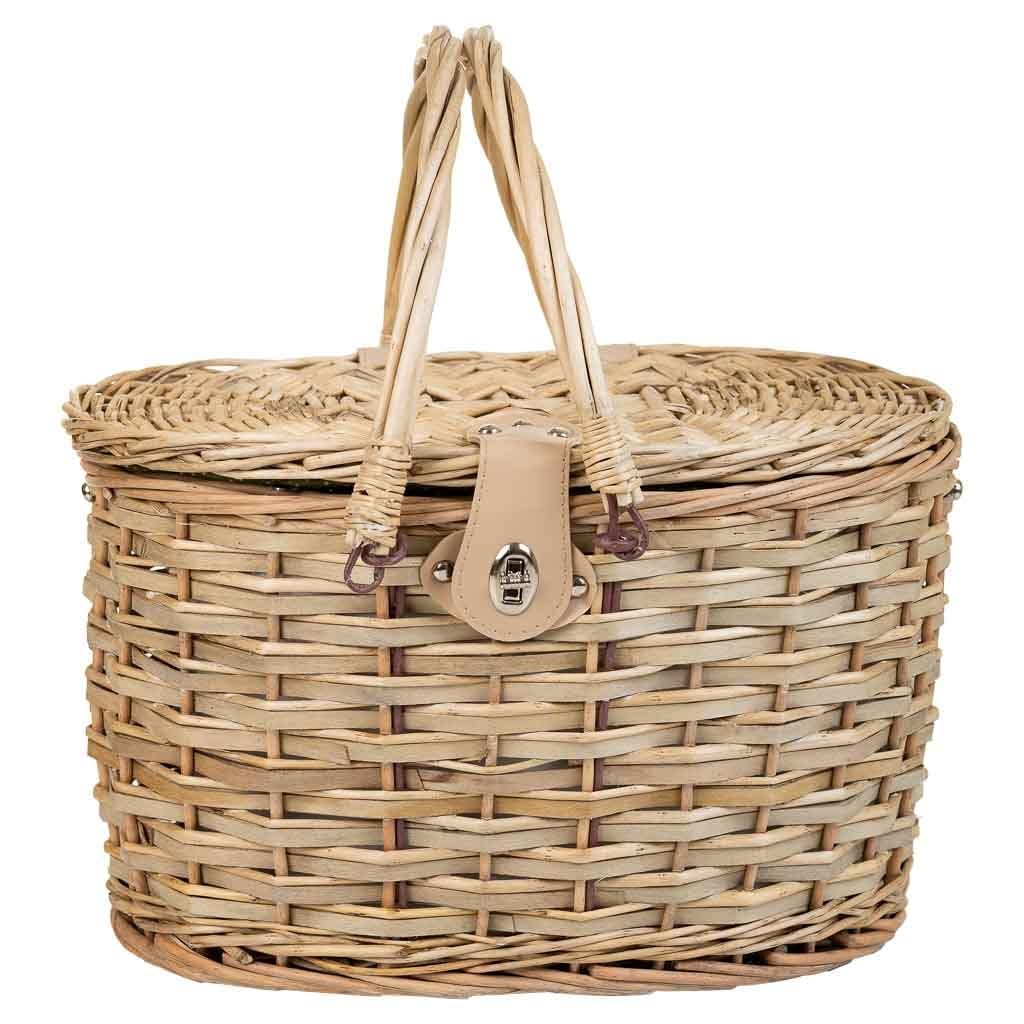 Wanderlust deco Cesta de Picnic 2 Servicios Natural