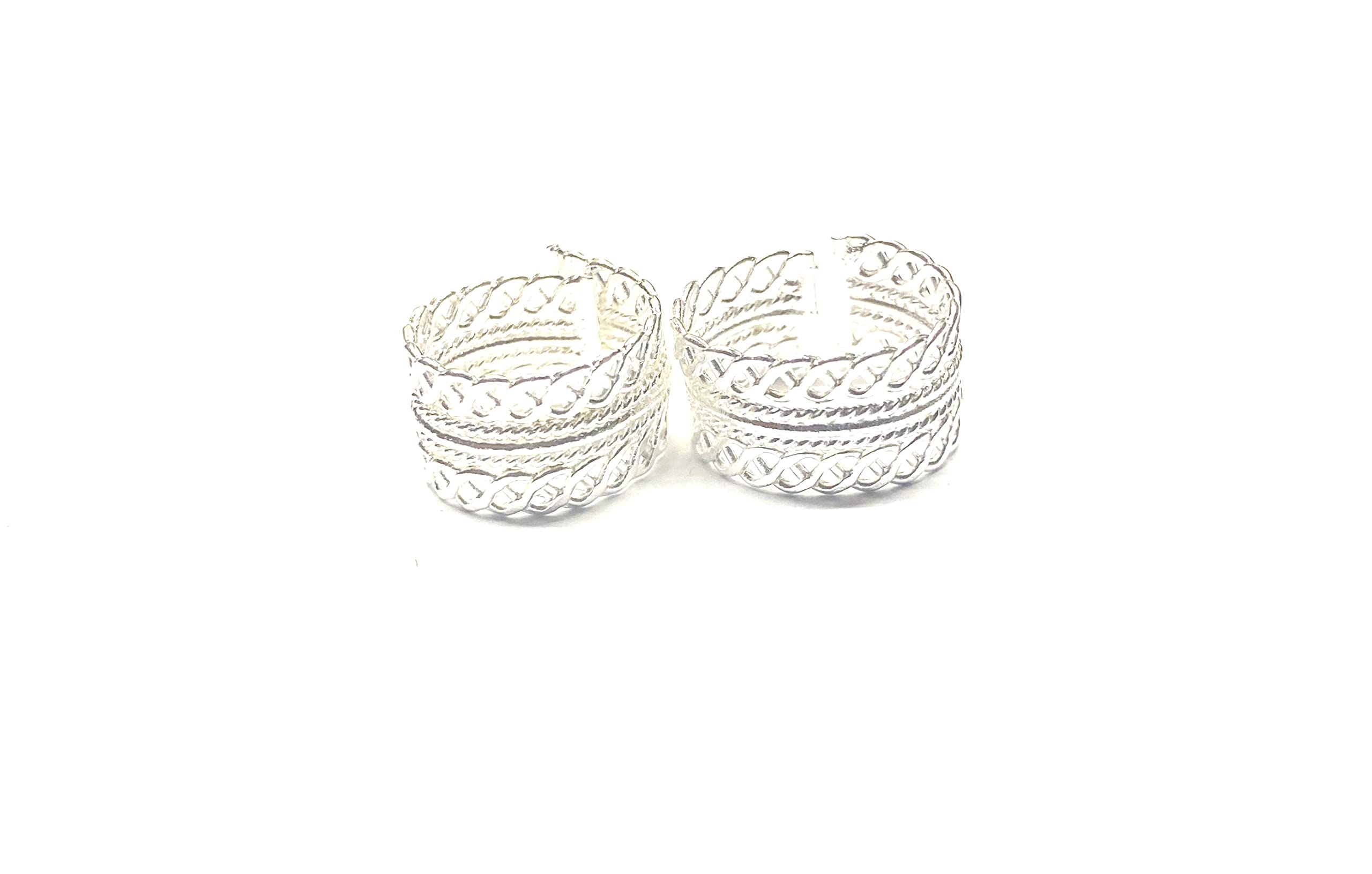 RISYANKA JEWELS Women Stylish alloy toe ring ATR3-picture-22