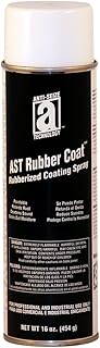 ANTI-SEIZE TECHNOLOGY 17048 AST-Rubber Coat Spray Rubberized Coating Spray, Glossy Black, 16 oz.