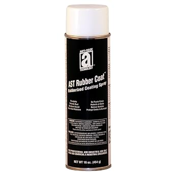 ANTI-SEIZE TECHNOLOGY 17048 AST-Rubber Coat Spray Rubberized Coating Spray, Glossy Black, 16 oz.