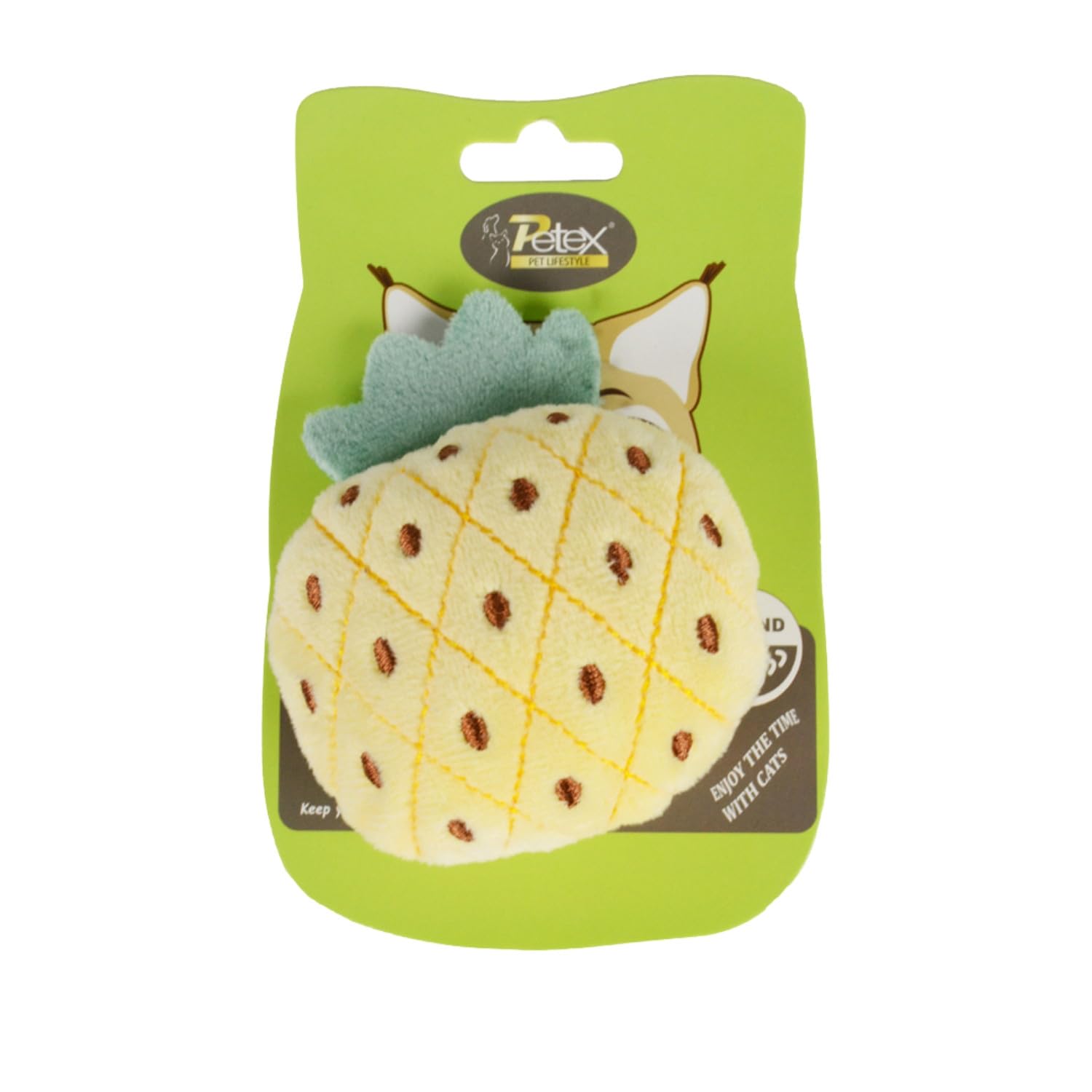 PETEX Microfiber Cat Pinapple Toy for Pets | Yellow | Set of 1 (B0CXQ2WHTP) Amazon Price History, Amazon Price Tracker