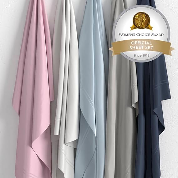 PureCare Refreshing Tencel Lyocell Celestial Blue Sheets in Queen