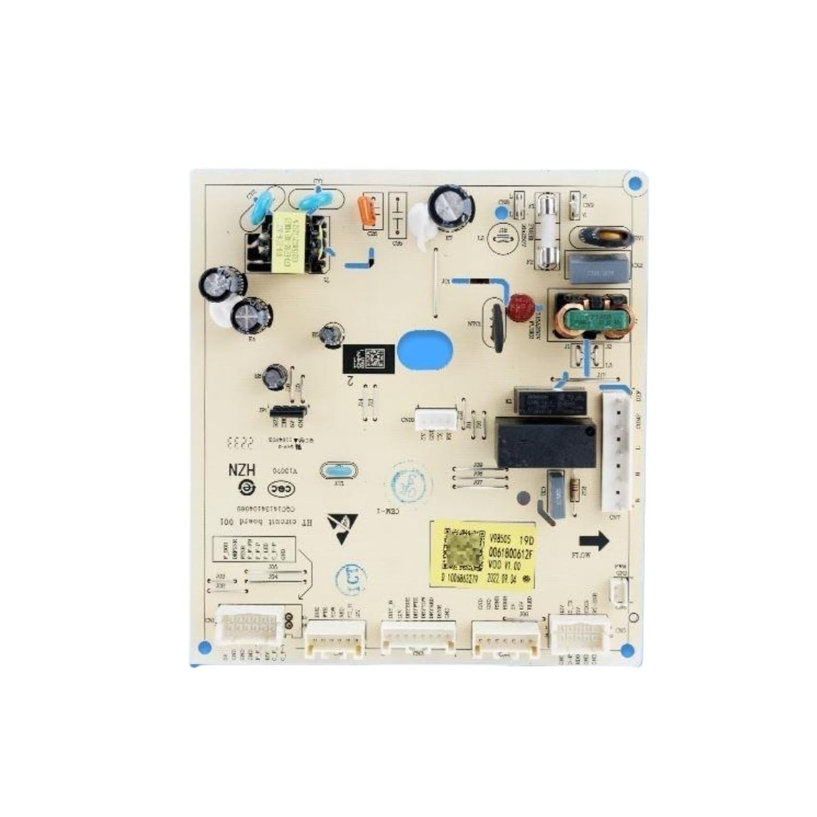 Refrigerator Control Board，Compatible For Haier， 0061800612 0061800612D 0061800612F 0061800612G 0061800612N Fridge PCB Freezer Board,Backplane(0061800612F)