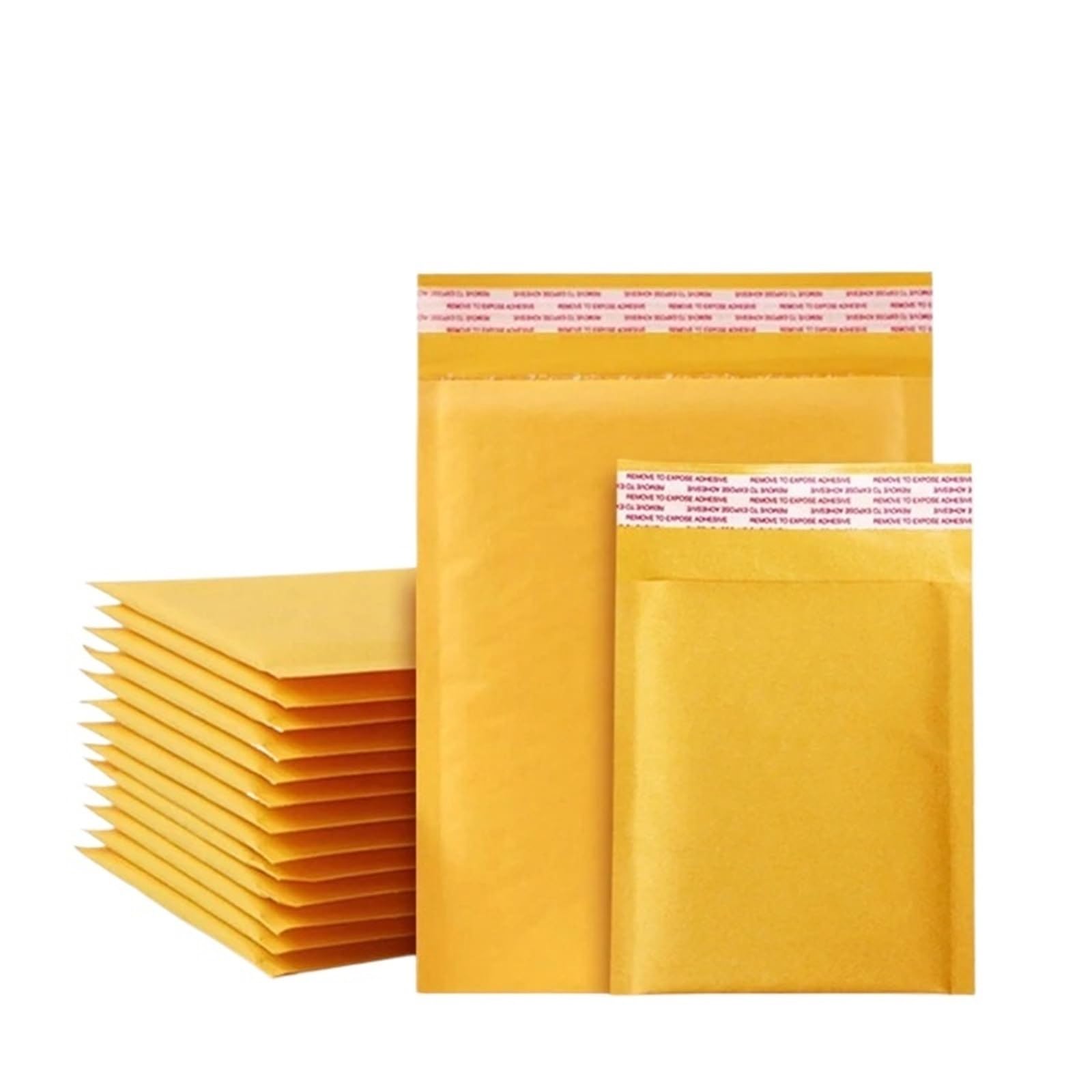 Bolsas de sobres burbujas papel Kraft, diferentes especificaciones, acolchados envío con bolsa correo, 50 Uds para Cosméticos(25 * 30cm)