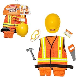 SUNNY, Melissa & Doug, Fantasia de Trabalhador Civil com Acessórios, Acima de 4 anos