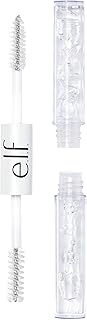 e.l.f. Clear Brow & Lash Mascara, Dual-Sided Brushable Clear Gel For Groomed Brows & Eyelashes, Long-Wear Conditioning For...