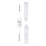 e.l.f. Clear Brow & Lash Mascara, Dual-Sided Brushable Clear Gel For Groomed Brows & Eyelashes, Long-Wear Conditioning Formula, Vegan & Cruelty-Free