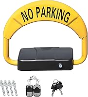 Vista 1 de ORIENTOOLS Automatic Remote Control Parking Lock, Folding Parking Barrier Batteries Not Included, 98ft Private Car Parking Latch Space Lock Parking