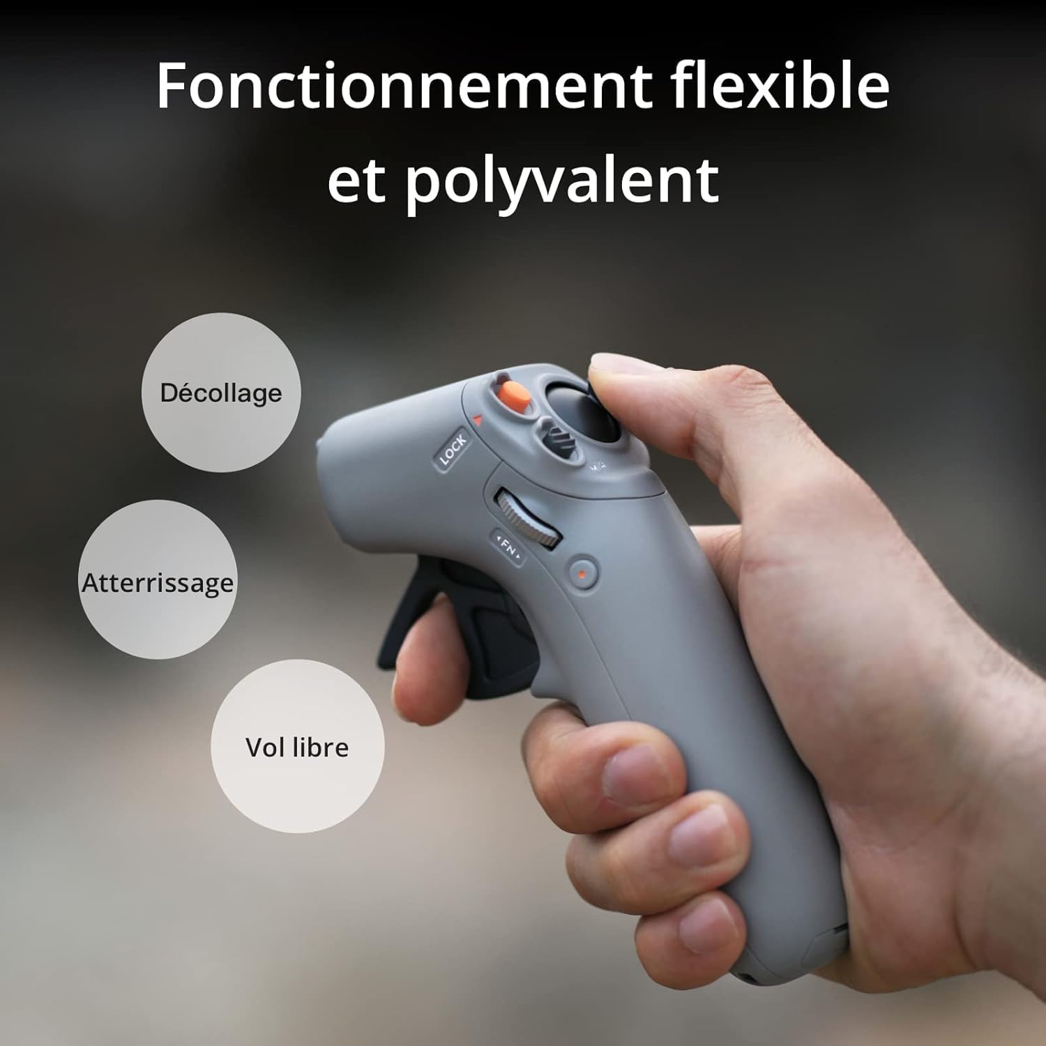 DJI RC Motion 2 - Immersive Intelligent Controller, Multi-Directional Operation, Multifunctional et Intuitive FPV Drone Accessory