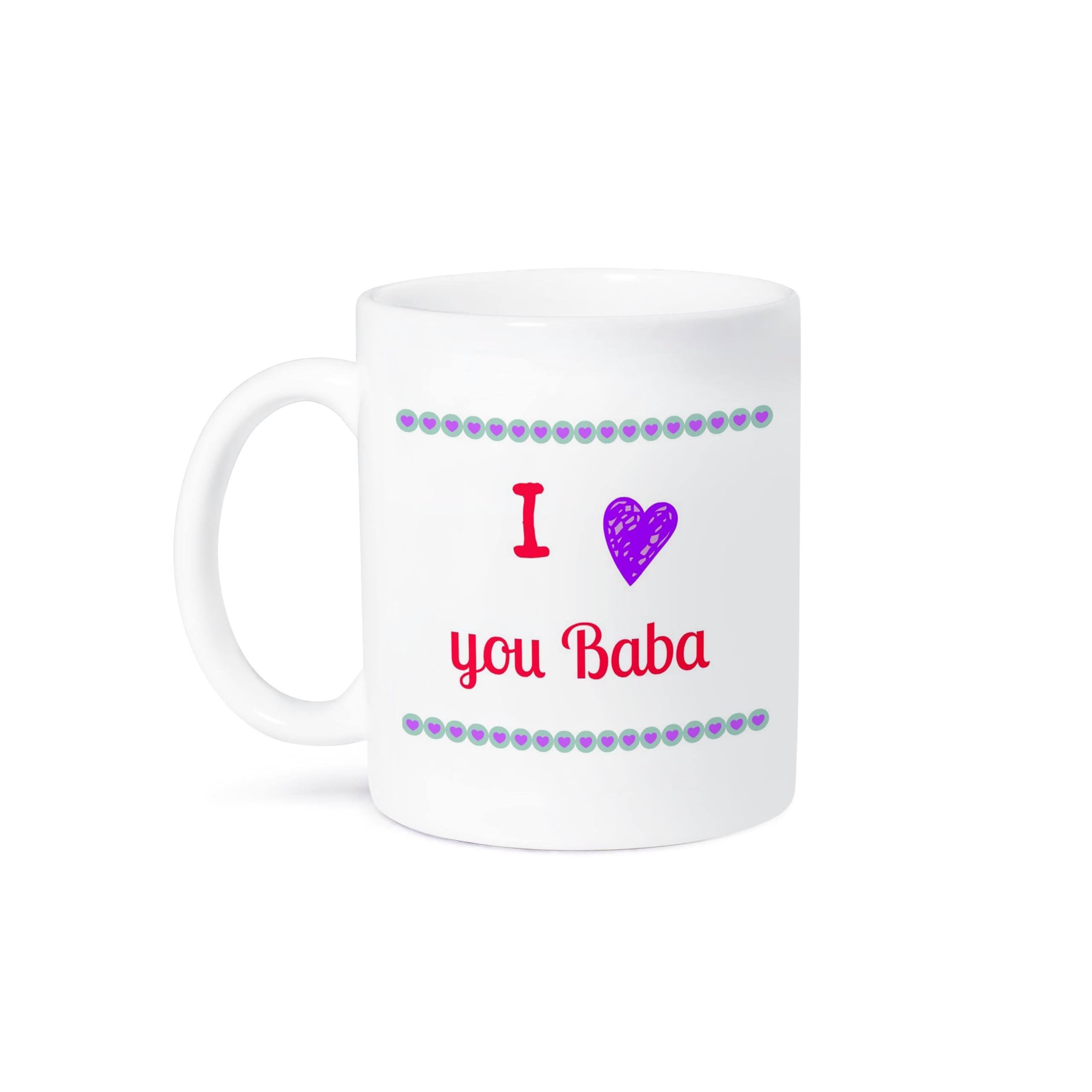 3dRose mug_212700_1 "I love you baba, grandmother grandma" Ceramic Mug, 11 oz